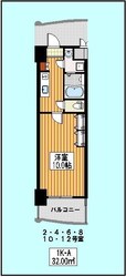 ロイヤルコンフォート渡辺通の物件間取画像